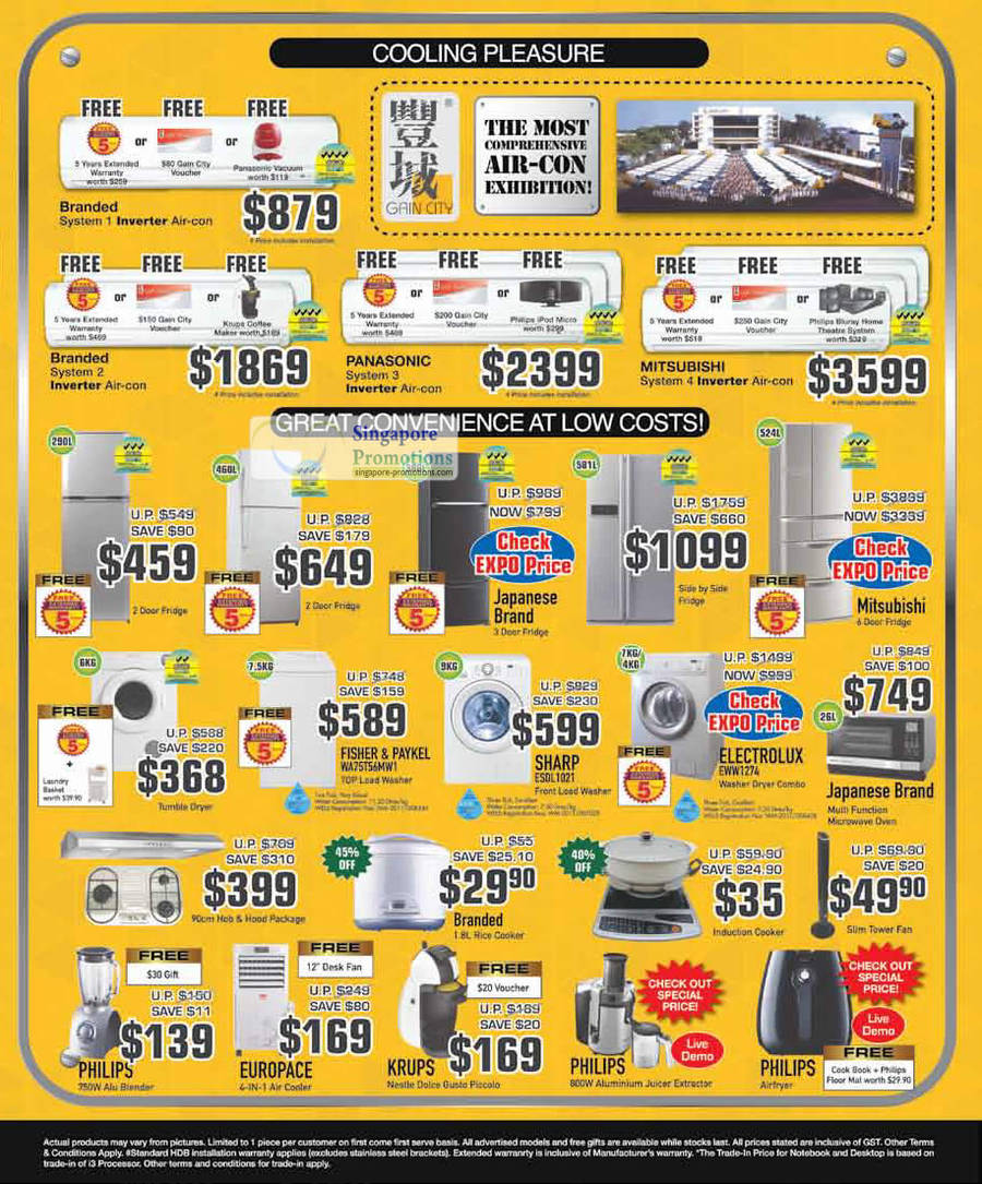 21 Sep Washers, Fridges, Air Conditioners, Kitchenware