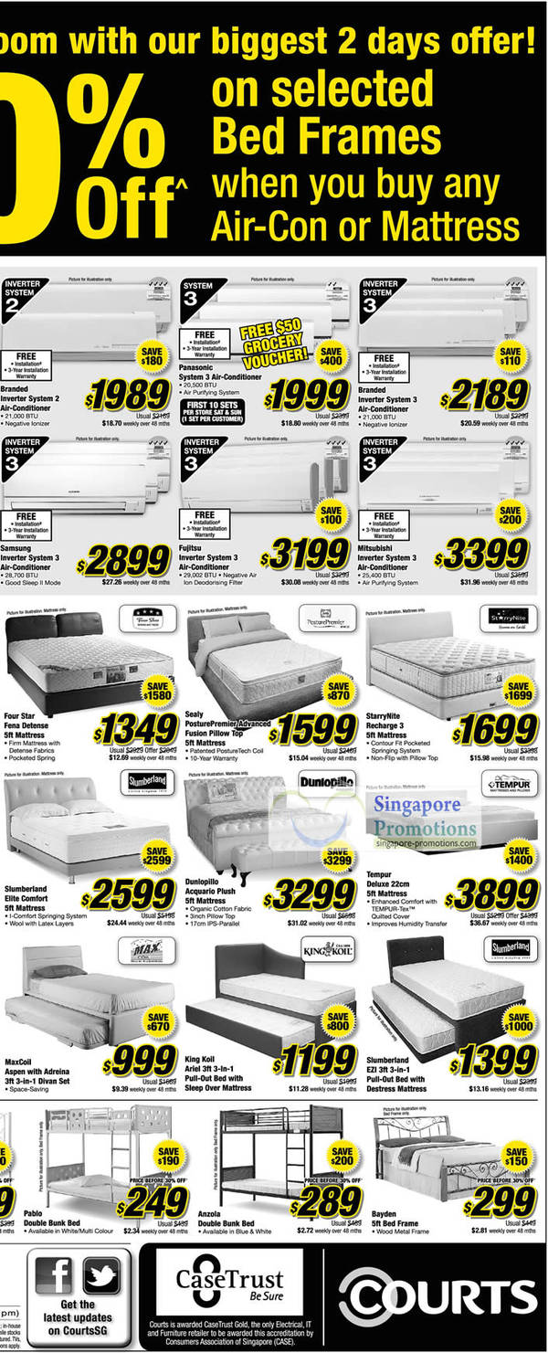 Featured image for Courts Home Sale Promotion Offers 15 – 16 Sep 2012