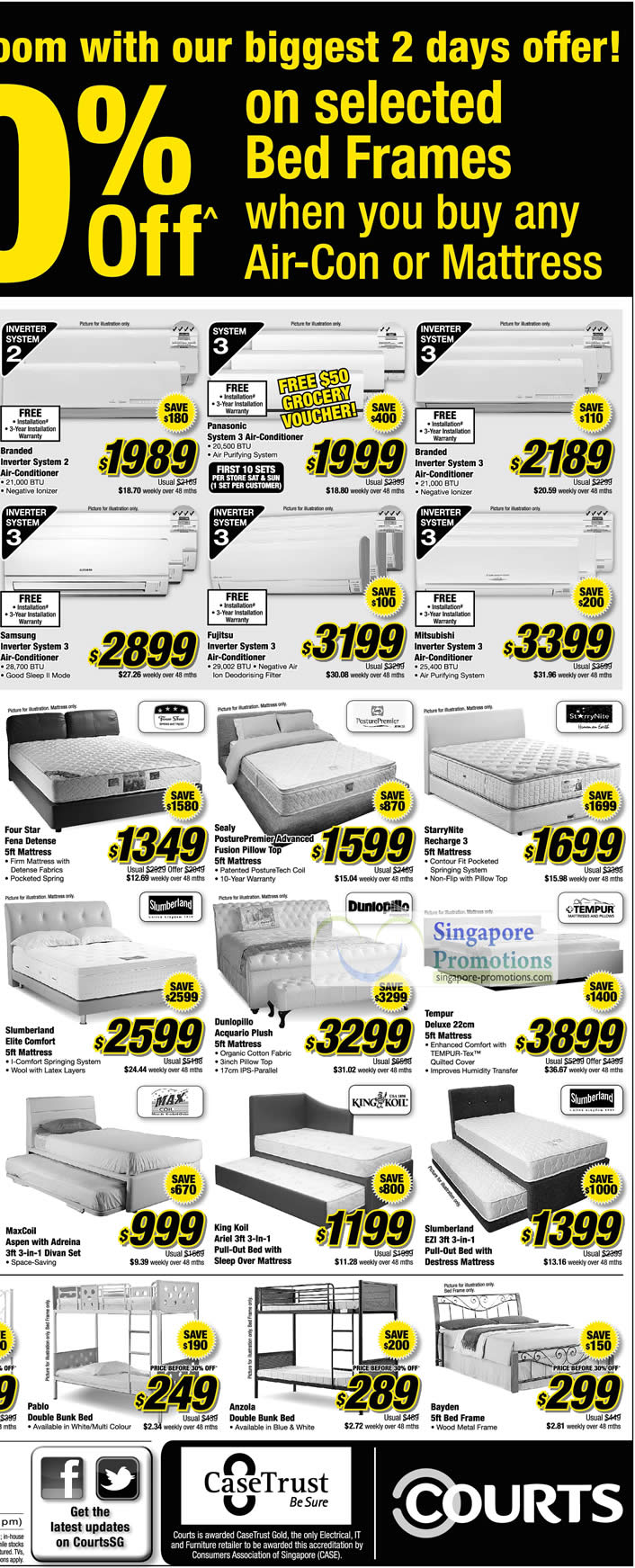 Featured image for Courts Home Sale Promotion Offers 15 - 16 Sep 2012