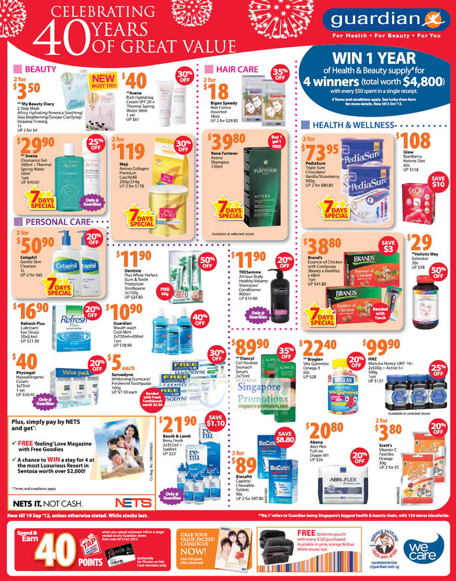 Avene, Rene Furterer, Physiogel, Refresh, Bausch and Lomb, HNZ Manuka Honey, Brands, Pediasure