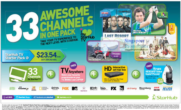 Featured image for (EXPIRED) Starhub Smartphones, Tablets, Cable TV & Mobile/Home Broadband Offers 22 – 28 Sep 2012