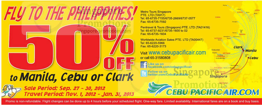 Cebu Pacific Air 28 Sep 2012