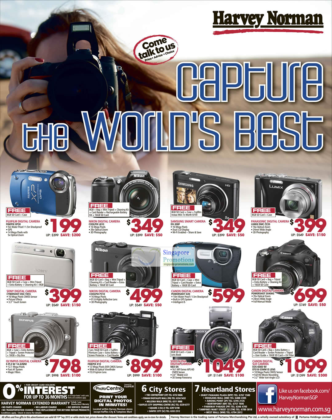 Featured image for Harvey Norman 8 Tips On Buying Digital Cameras & Offers 13 - 19 Sep 2012