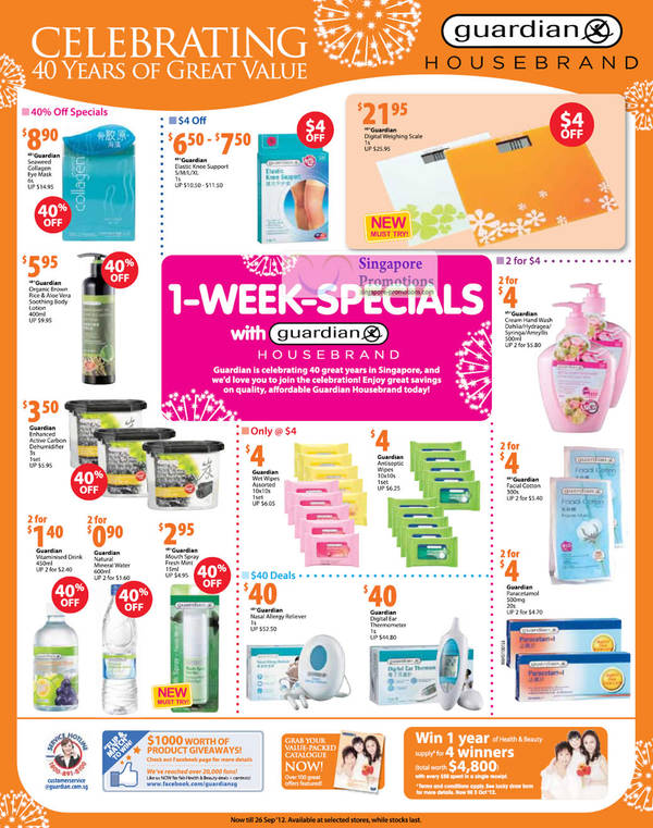 Featured image for Guardian Health, Beauty & Personal Care Offers 20 – 26 Sep 2012