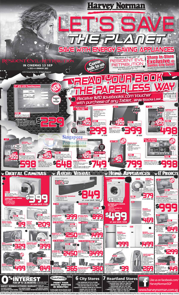 Featured image for (EXPIRED) Harvey Norman Digital Cameras, Furniture, Notebooks & Appliances Offers 22 – 28 Sep 2012