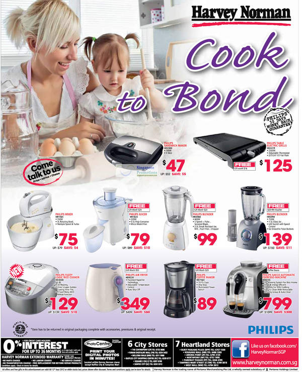 Featured image for (EXPIRED) Harvey Norman Philips Kitchenware Electronics Offers 6 – 12 Sep 2012