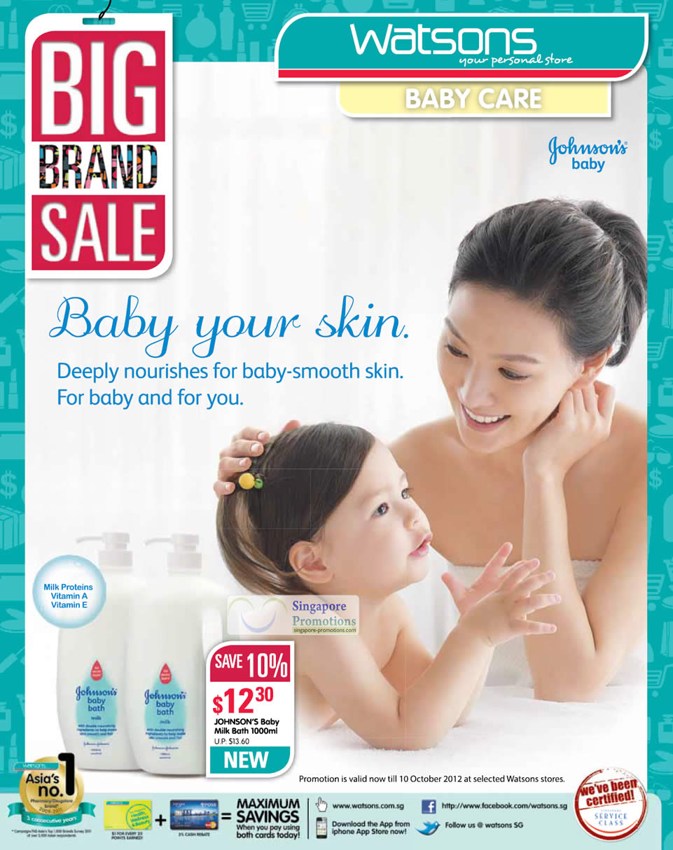 Featured image for Watsons Personal Care, Health, Cosmetics & Beauty Offers 6 - 12 Sep 2012