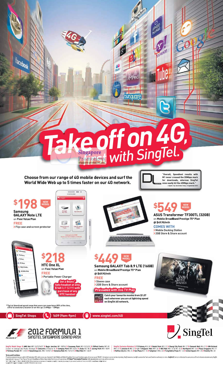 Featured image for Singtel Smartphones, Tablets, Home/Mobile Broadband & Mio TV Offers 15 - 21 Sep 2012