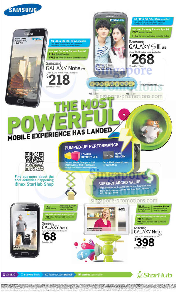 Featured image for Starhub Smartphones, Tablets, Cable TV & Mobile/Home Broadband Offers 29 Sep – 5 Oct 2012