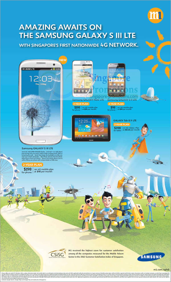 Featured image for M1 Smartphones, Tablets & Home/Mobile Broadband Offers 29 Sep – 5 Oct 2012