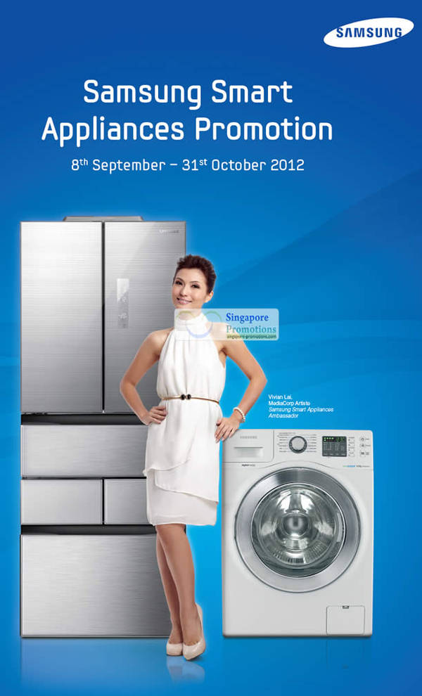 Featured image for Samsung Smart Washers & Fridge Promotion Offers 8 Sep – 31 Oct 2012