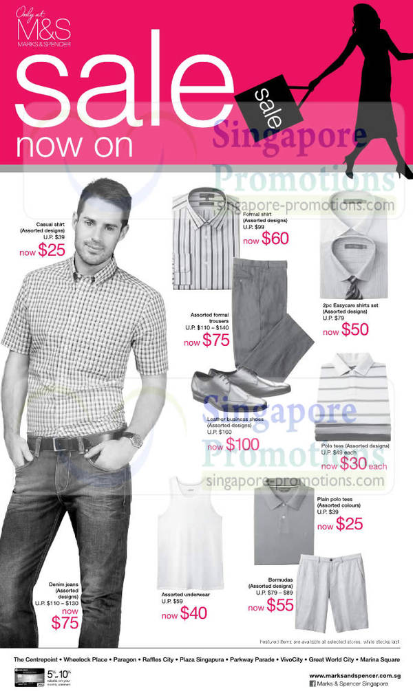 Featured image for (EXPIRED) Marks & Spencer Sale (Now Further Reductions Up To 70% Off) @ Islandwide 28 Sep 2012