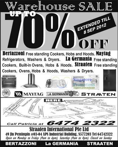 Featured image for Straaten Warehouse Sale Up To 70% Off 31 Aug – 8 Sep 2012