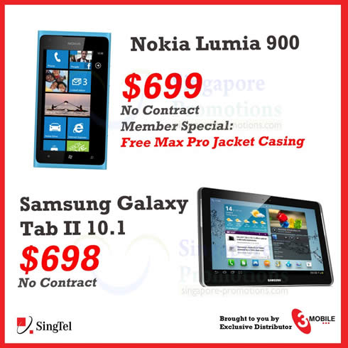 Featured image for 3Mobile, Handphone Shop & GadgetWorld Smartphones No Contract Offers 27 Oct 2012