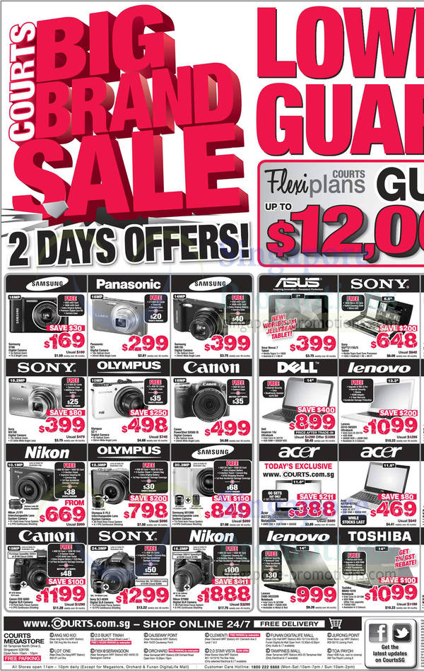 Featured image for Courts Big Brand Sale Promotion 13 – 14 Oct 2012