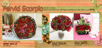 Featured image for Far East Flora The Fervid Scorpio Up To 25% Off 23 Oct - 21 Nov 2012
