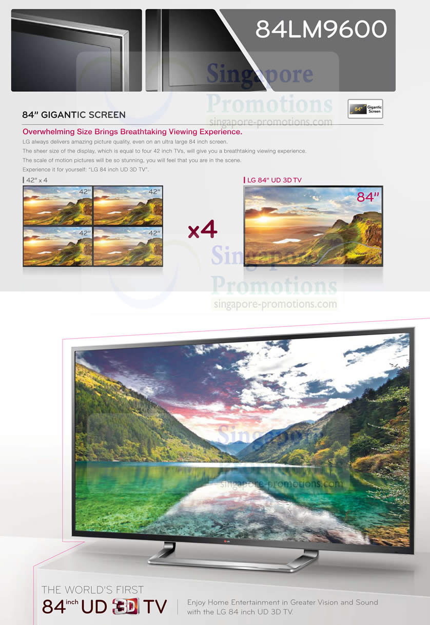 Featured image for LG Singapore 84" Ultra Definition 3D TV Available For Pre-Order 3 Oct 2012