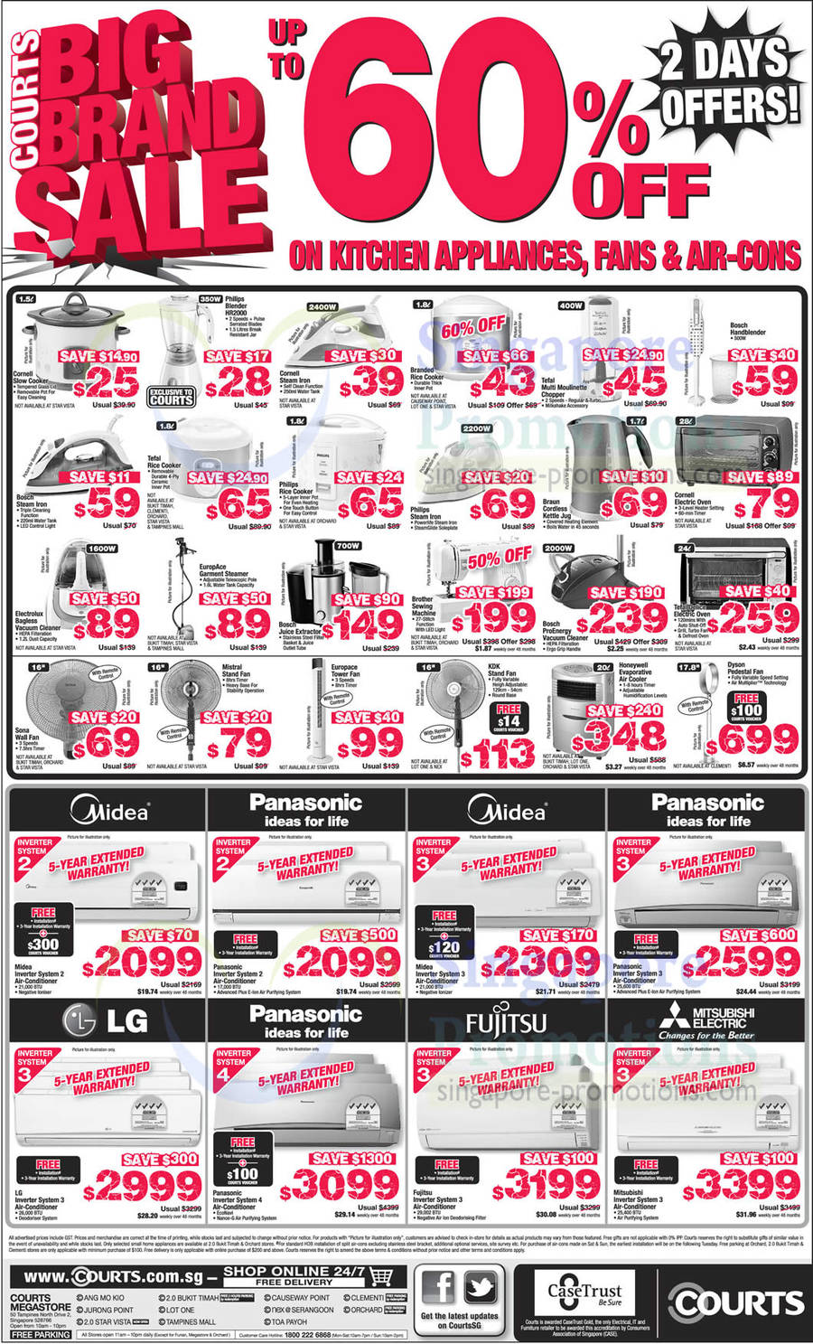 Home Appliances, Fans, Air-Conditioners