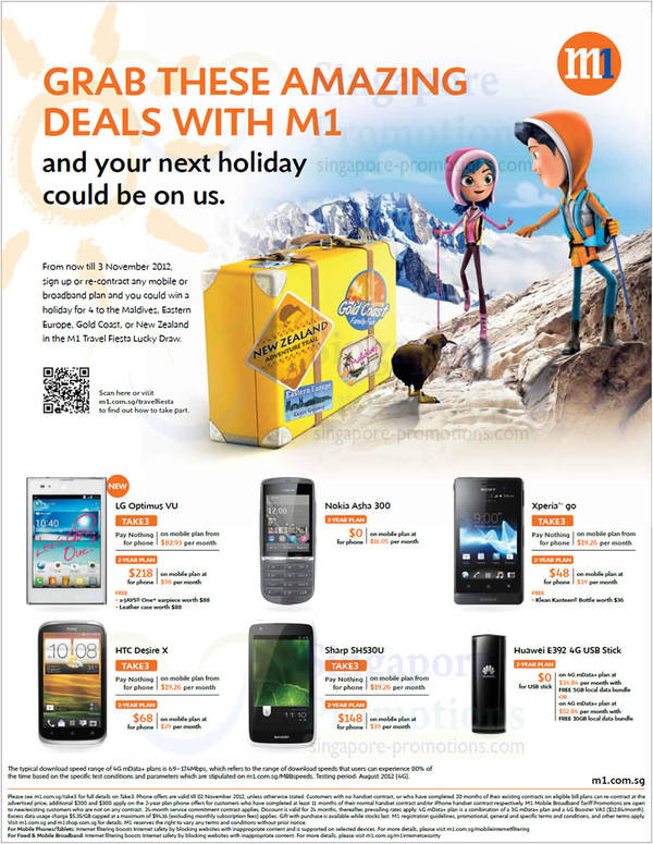 Featured image for M1 Smartphones, Tablets & Home/Mobile Broadband Offers 27 Oct – 2 Nov 2012