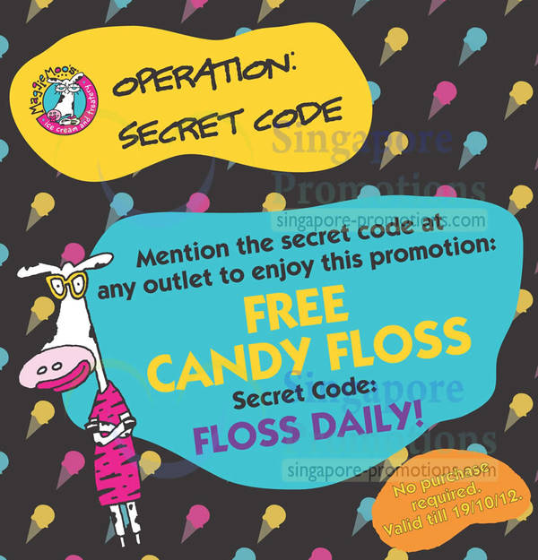 Featured image for MaggieMoo’s FREE Candy Floss Coupon 16 – 19 Oct 2012