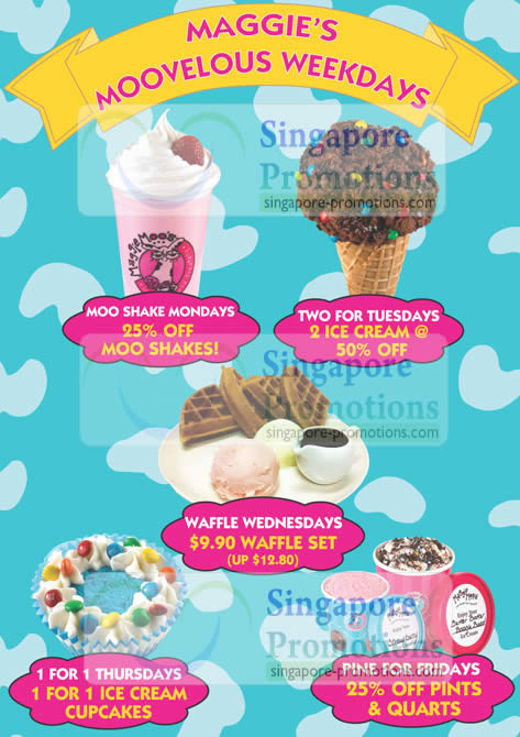 Featured image for (EXPIRED) MaggieMoo’s Daily Weekday Ice Cream Treats Up To 50% Off & 1 For 1 Offers 3 – 31 Oct 2012