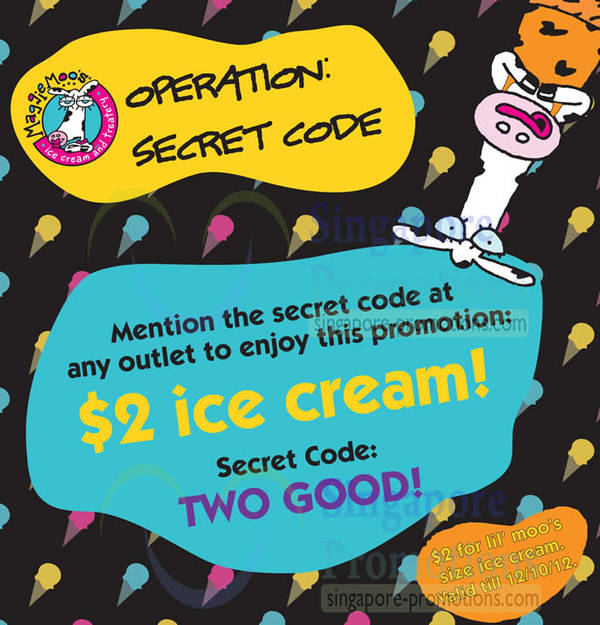 Featured image for MaggieMoo’s Singapore $2 Ice Cream Coupon Code 9 – 12 Oct 2012