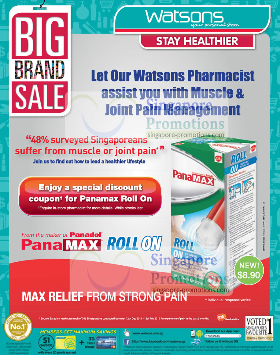 Featured image for Watsons Personal Care, Health, Cosmetics & Beauty Offers 4 - 10 Oct 2012