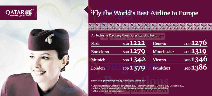 Qatar Airways 17 Oct 2012