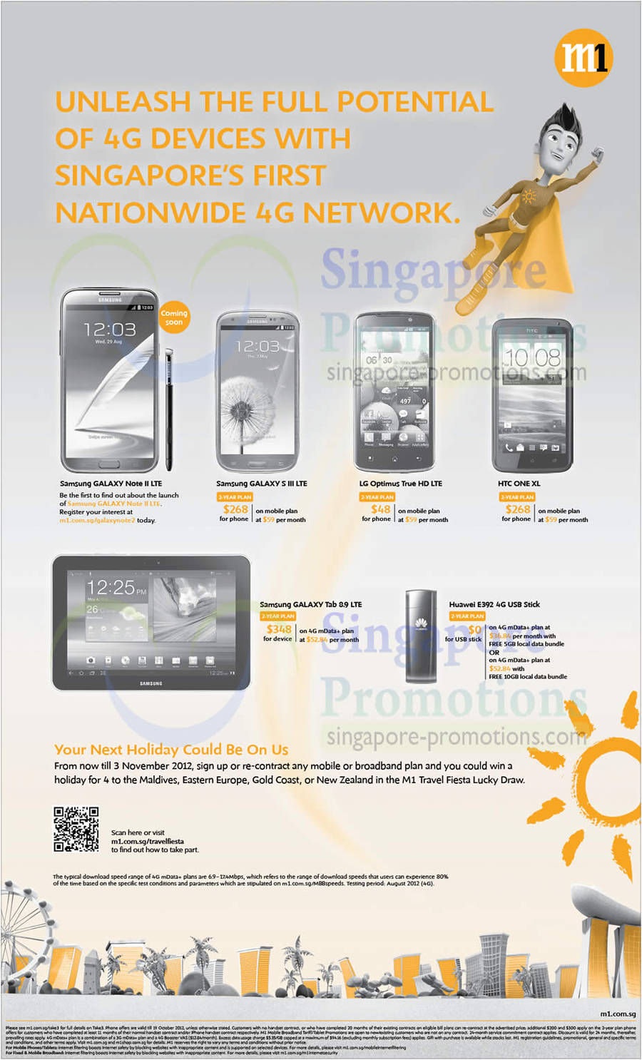 Samsung Galaxy Note II LTE, S III LTE, Tab 8.9 LTE, LG Optimus True HD LTE, HTC One XL