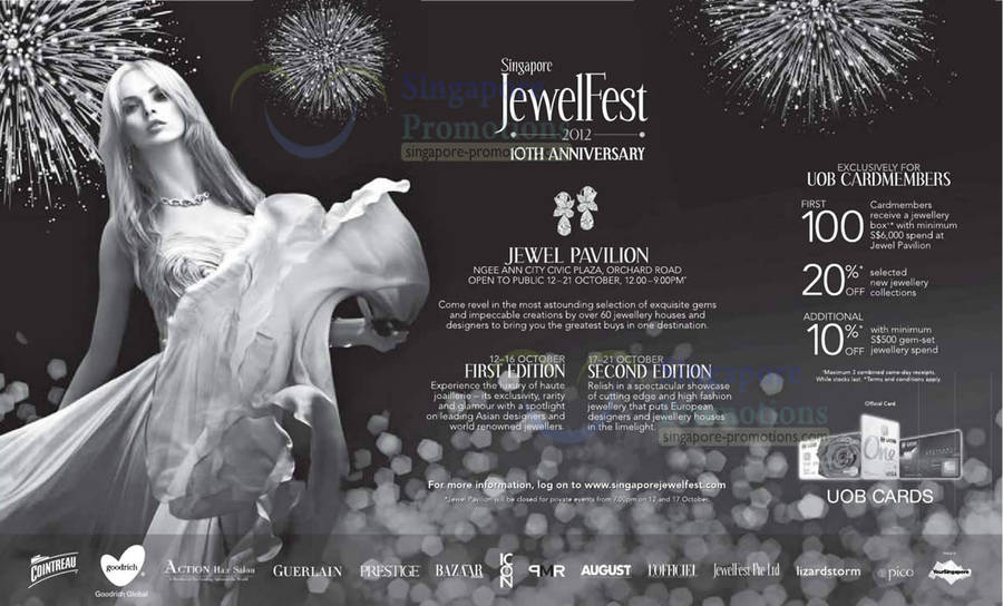 Singapore Jewel Fest 12 Oct 2012