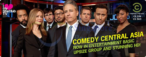 Featured image for Starhub Cable TV New Comedy Central Asia Channel From 1 Nov 2012