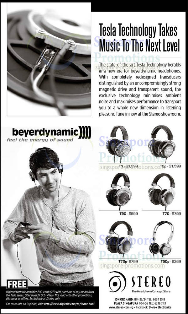 Featured image for (EXPIRED) Stereo Electronics Beyer Dynamic Headphones Promotion 27 Oct – 4 Nov 2012