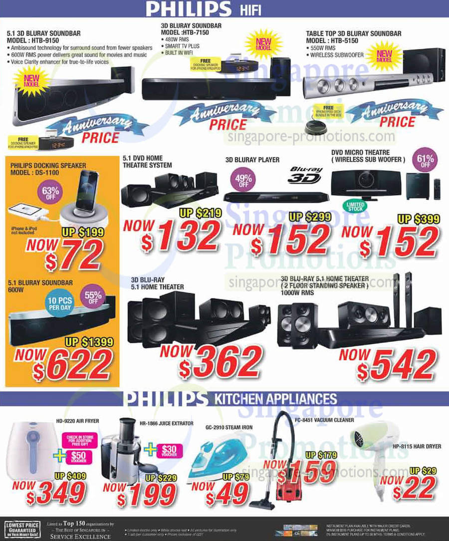 10 Nov Philips Fidelio Soundbar Home Theatre System, Fidelio Docking Speaker, Air Fryer, Juice Extractor