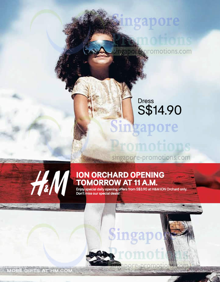 Featured image for H&M Singapore New Outlet Opening Promotions @ ION Orchard 28 Nov 2012