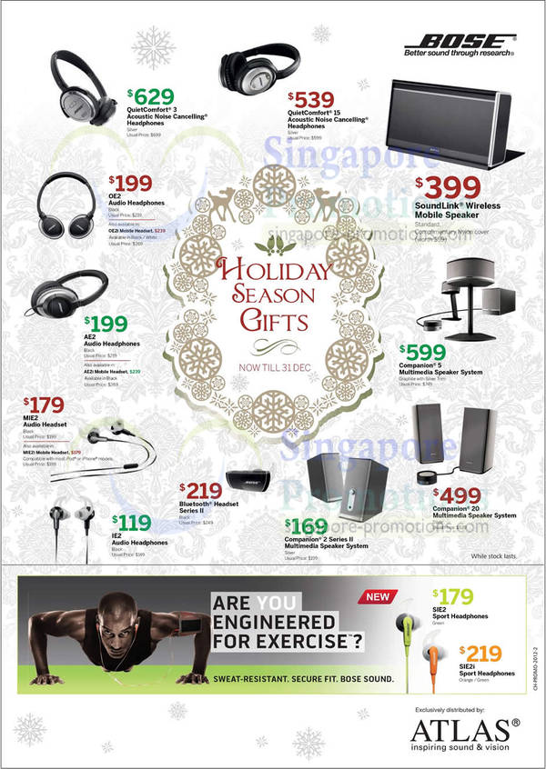 Featured image for (EXPIRED) Bose Holiday Season Gift Offers 16 Nov – 31 Dec 2012