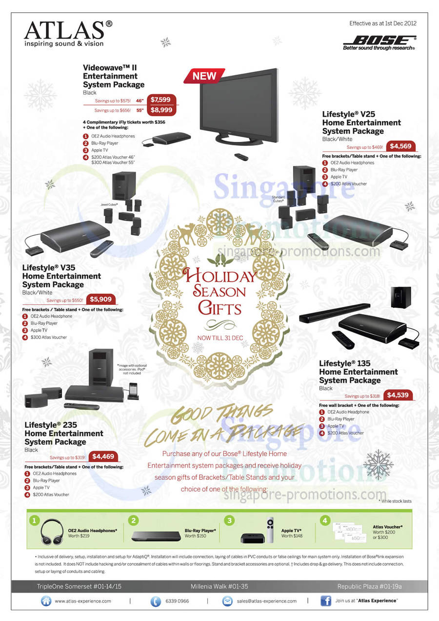 5 Dec Home Entertainment System Packages