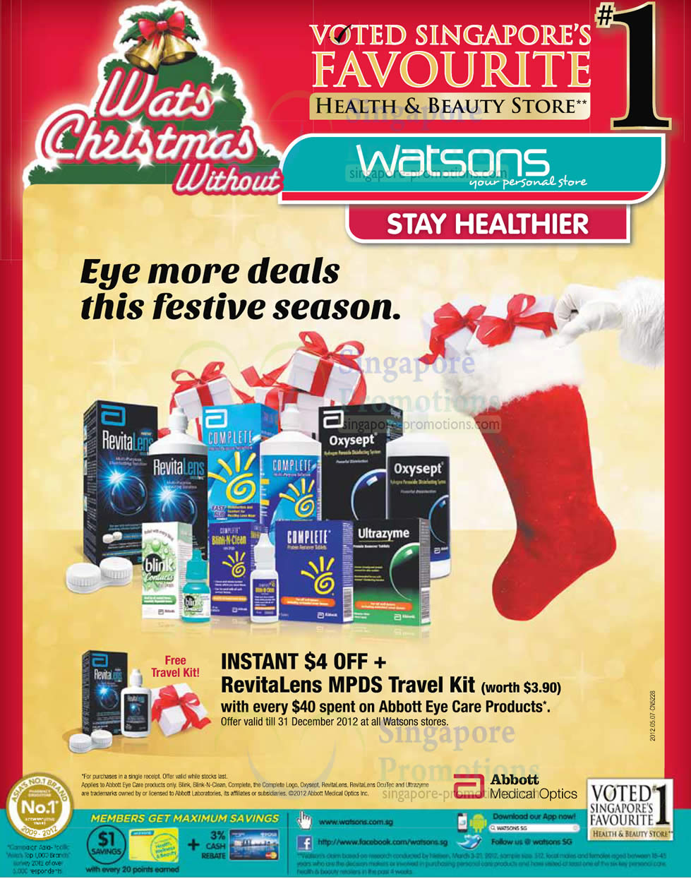 Featured image for Watsons Personal Care, Health, Cosmetics & Beauty Offers 22 - 28 Nov 2012