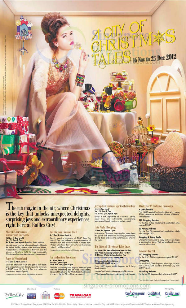 Featured image for (EXPIRED) Raffles City Christmas Promotions & Activities 16 Nov – 25 Dec 2012