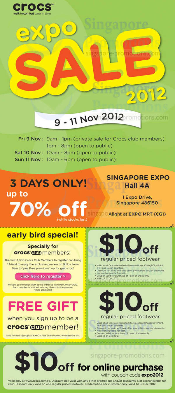 crocs expo sale 2019