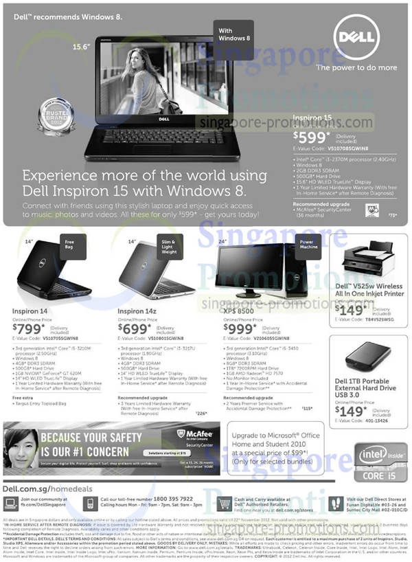 Featured image for (EXPIRED) Dell Notebooks & Accessories Promotion Offers 13 – 22 Nov 2012