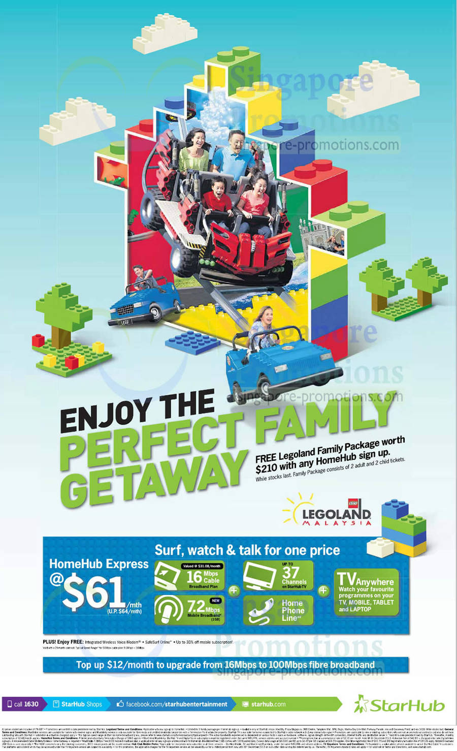 Free Legoland Family Package with Homehub Sign Up