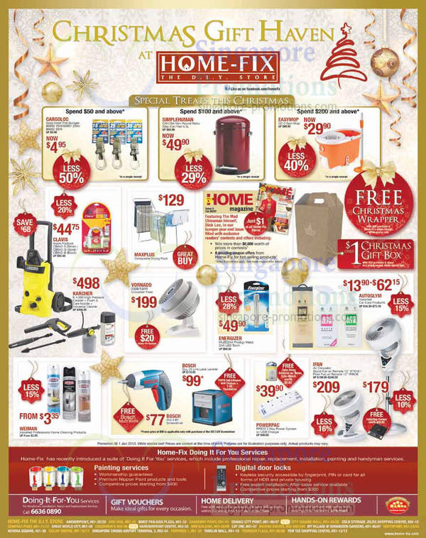 Featured image for (EXPIRED) Home Fix Christmas Offers 23 Nov 2012 – 1 Jan 2013
