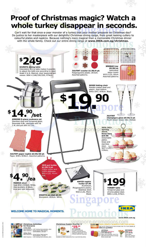 Featured image for IKEA Christmas Magic Activities & Offers 15 Nov 2012