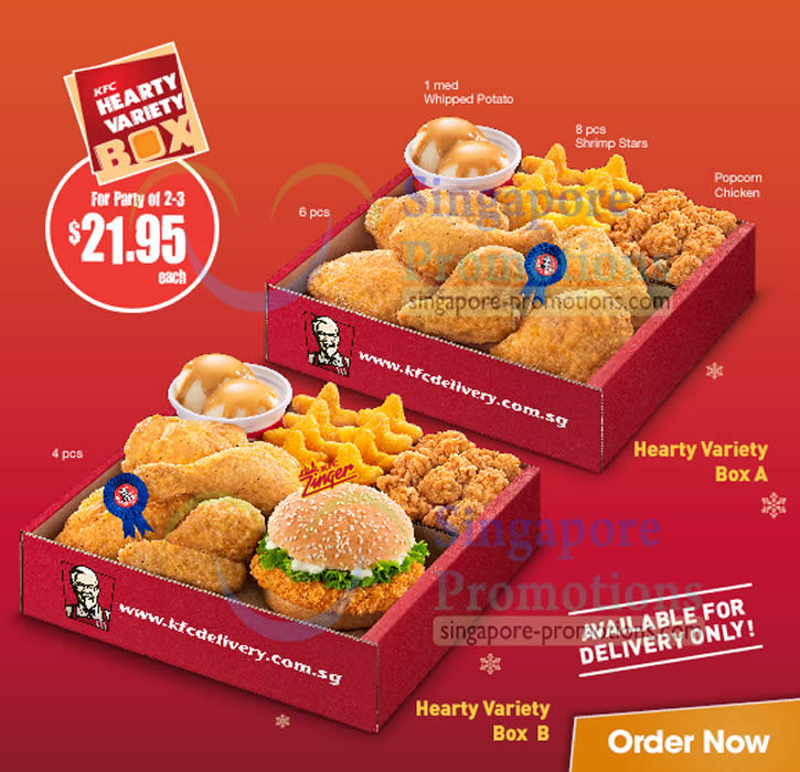 kfc dinner box