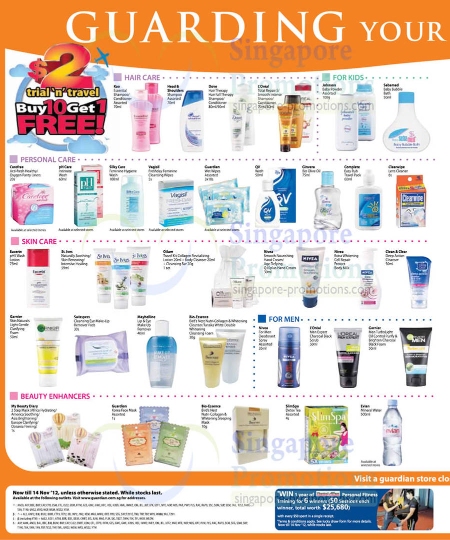 Kao, Head Shoulders, Dove, Loreal Shampoo, Johnson Baby Powder, Sebamed Baby Bubble, Carefree Panty Liners, pHCare Intimate Wash