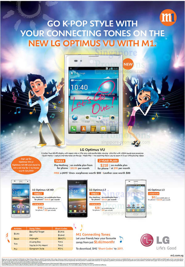 Featured image for M1 Smartphones, Tablets & Home/Mobile Broadband Offers 3 – 9 Nov 2012