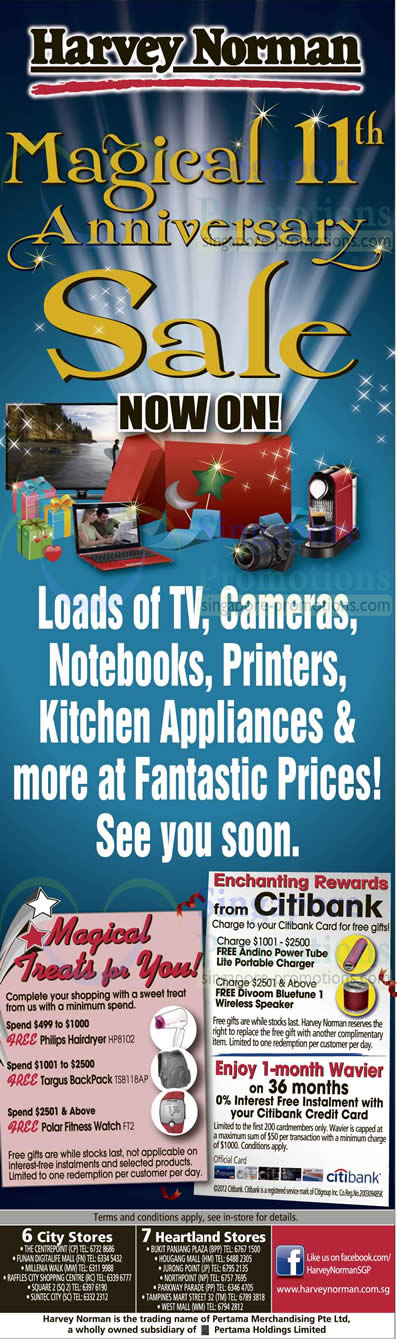 Featured image for Harvey Norman Electronics, Appliances, Mattresses & IT Products Offers 13 - 19 Nov 2012
