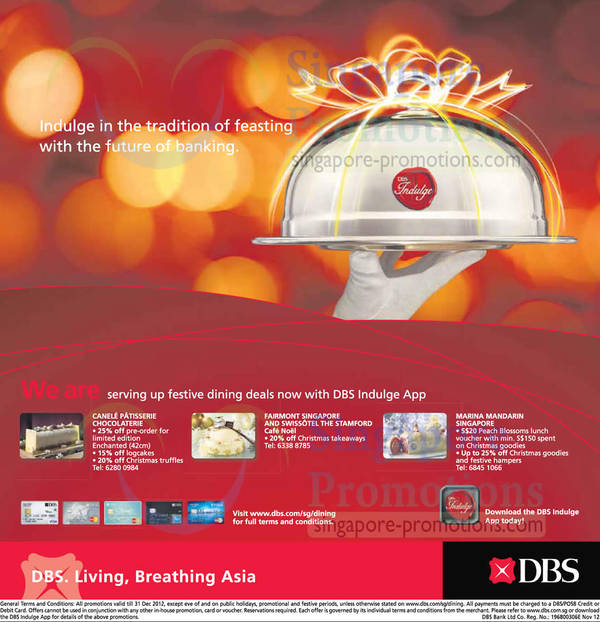 Featured image for DBS/POSB Dining & Fashion Privileges @ Selected Outlets Islandwide 15 Nov – 31 Dec 2012