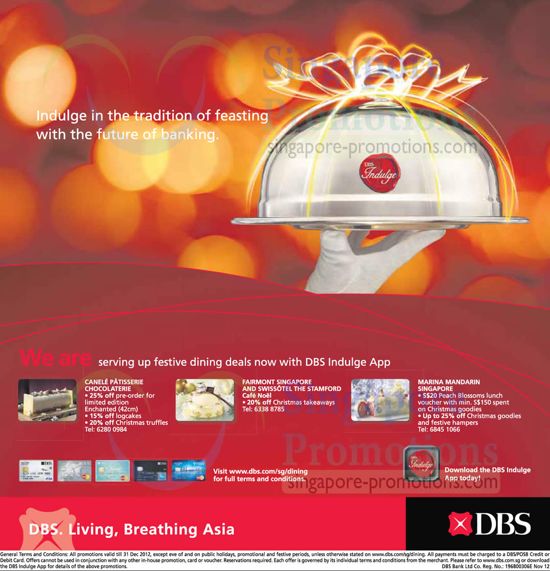 Featured image for DBS/POSB Dining & Fashion Privileges @ Selected Outlets Islandwide 15 Nov - 31 Dec 2012