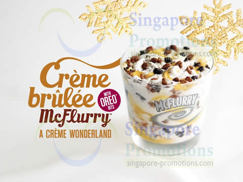 Featured image for McDonald’s Creme Brulee McFlurry Ice Cream is BACK 7 Dec 2012